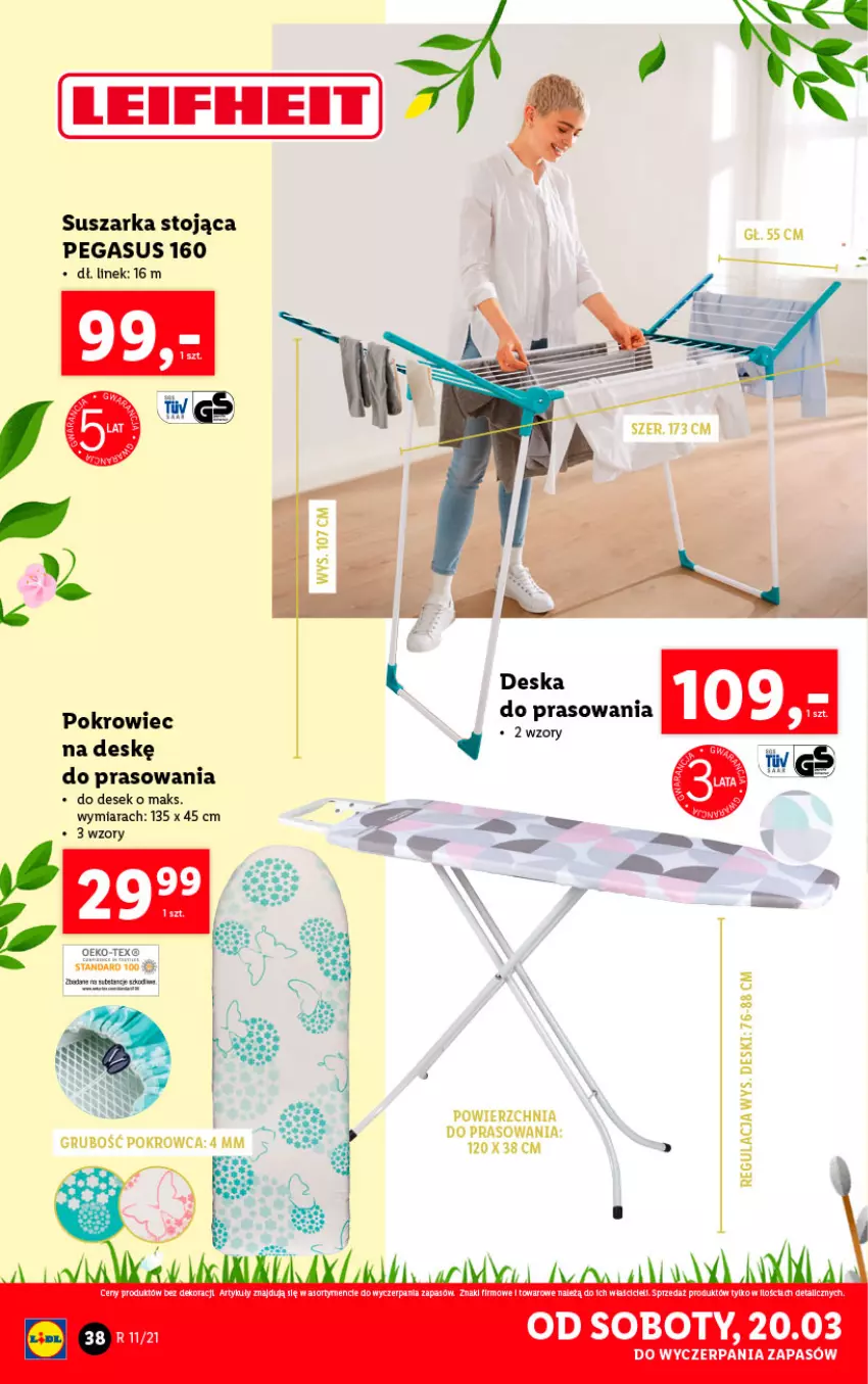 Gazetka promocyjna Lidl - GAZETKA - ważna 15.03 do 20.03.2021 - strona 38 - produkty: Asus, Suszarka