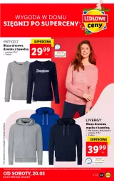 Gazetka promocyjna Lidl - GAZETKA - Gazetka - ważna od 20.03 do 20.03.2021 - strona 35 - produkty: Dres, Bluza, Bluza dresowa