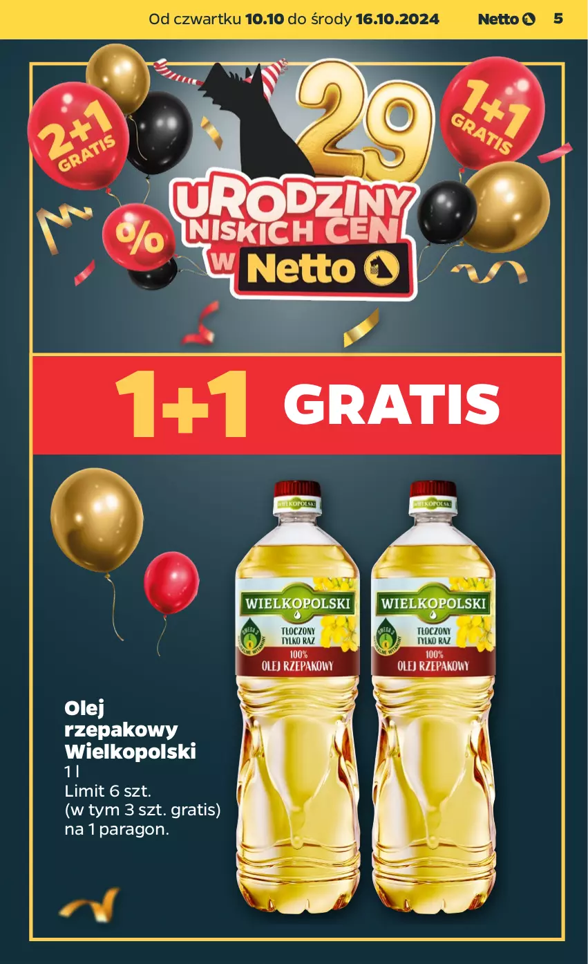 Gazetka promocyjna Netto - Netto Gazetka Food 41/24B - ważna 10.10 do 16.10.2024 - strona 5 - produkty: Gra, Olej, Olej rzepakowy