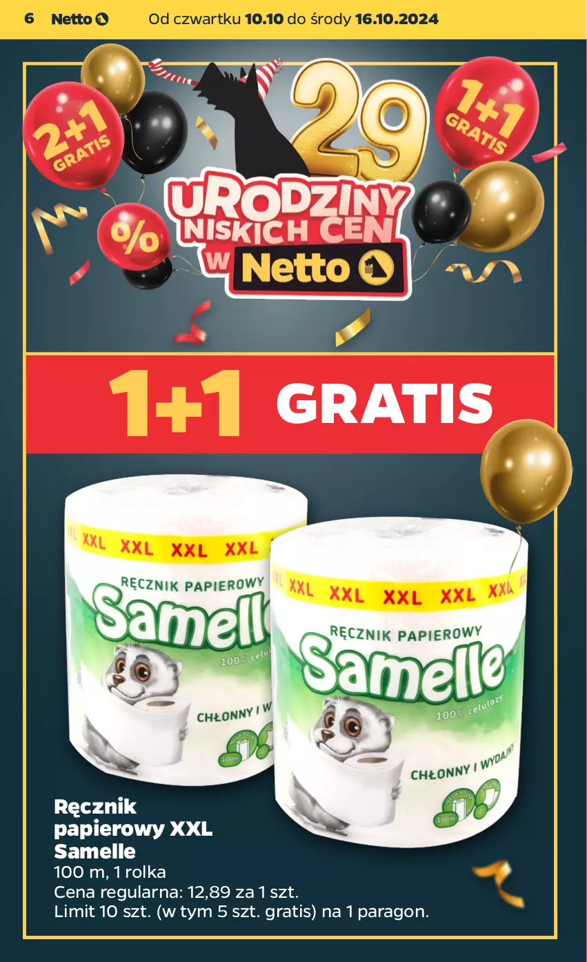 Gazetka promocyjna Netto - Netto Gazetka Food 41/24B - ważna 10.10 do 16.10.2024 - strona 6 - produkty: Gra, Papier, Ręcznik