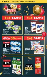 Gazetka promocyjna Netto - Netto Gazetka Food 41/24B - Gazetka - ważna od 16.10 do 16.10.2024 - strona 16 - produkty: Mozzarella, Ser, Gra, Danone, Zott, Jogurt, Zottarella, Mlekovita, Activia, Serek, Gouda, Jogurt pitny, Monte, Mleko