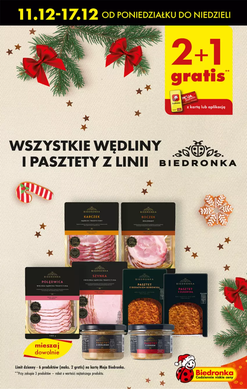 Gazetka promocyjna Biedronka - Od czwartku - ważna 14.12 do 20.12.2023 - strona 11 - produkty: Boczek, Fa, Gra, Pasztet, Polędwica, Robot