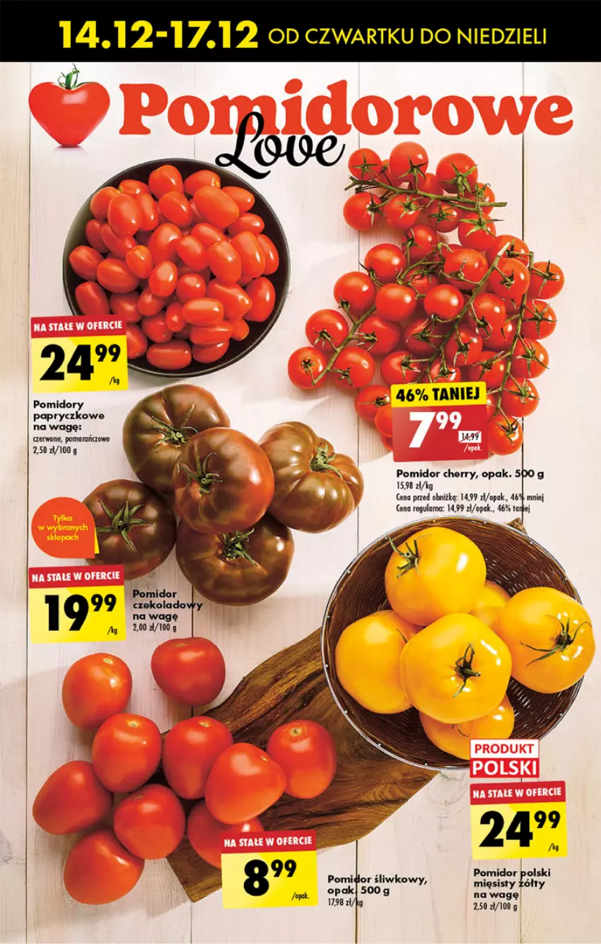 Gazetka promocyjna Biedronka - Od czwartku - ważna 14.12 do 20.12.2023 - strona 29 - produkty: Pomidory