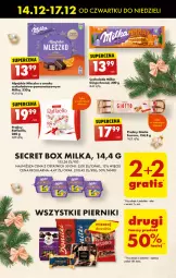 Gazetka promocyjna Biedronka - Od czwartku - Gazetka - ważna od 20.12 do 20.12.2023 - strona 47 - produkty: Piernik, Gin, Praliny, Mleczko, Czekolada, Ferrero, Milka