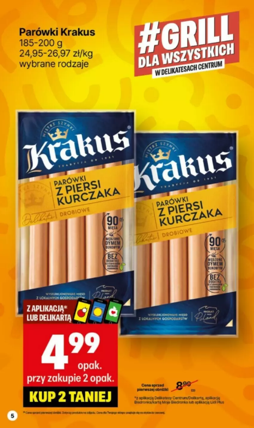 Gazetka promocyjna Delikatesy Centrum - ważna 03.06 do 09.06.2024 - strona 29 - produkty: Krakus, Parówki, Rum, Tera