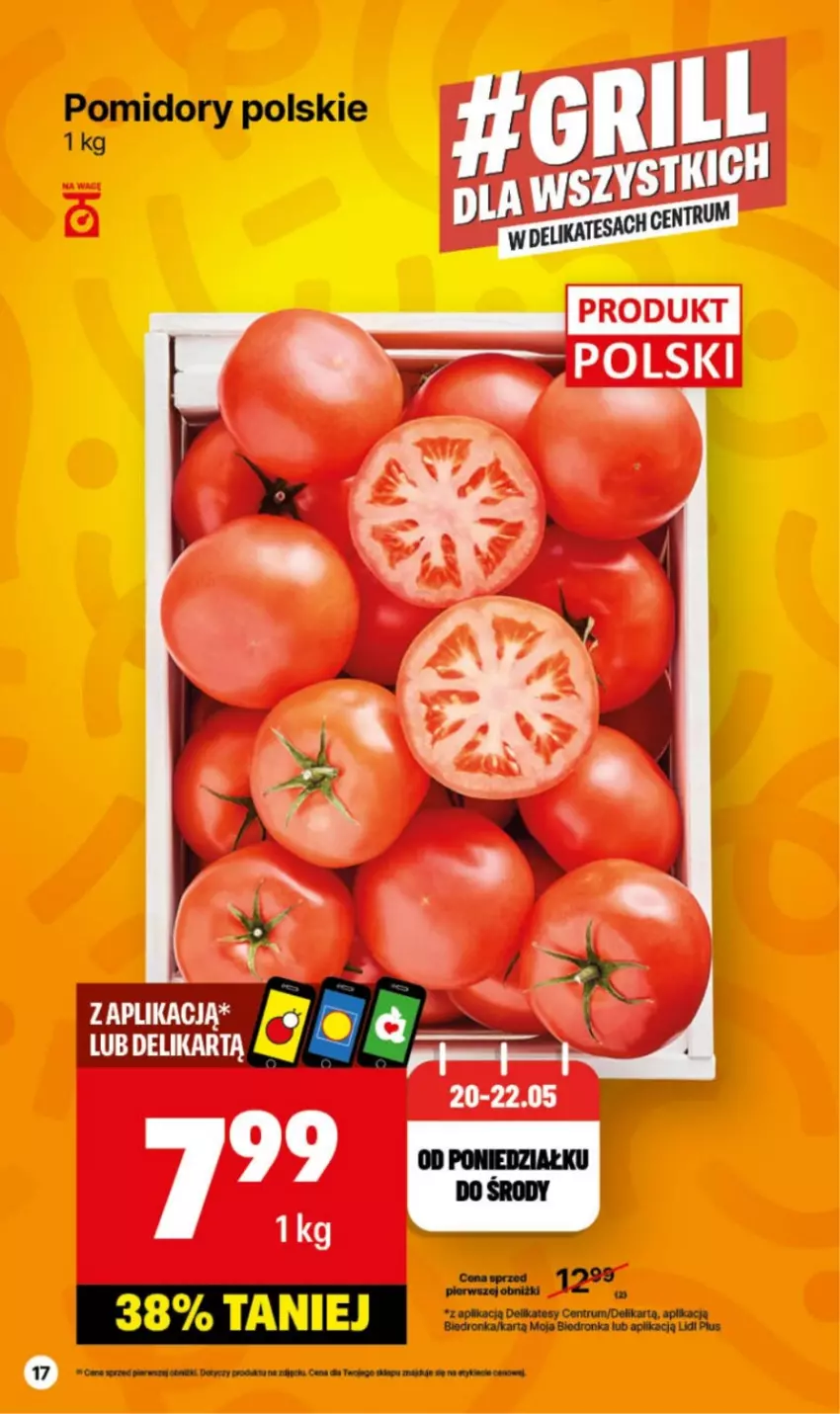 Gazetka promocyjna Delikatesy Centrum - NOWA GAZETKA Delikatesy Centrum od 20 maja! 20-26.05.2024 - ważna 20.05 do 26.05.2024 - strona 17 - produkty: Pomidory