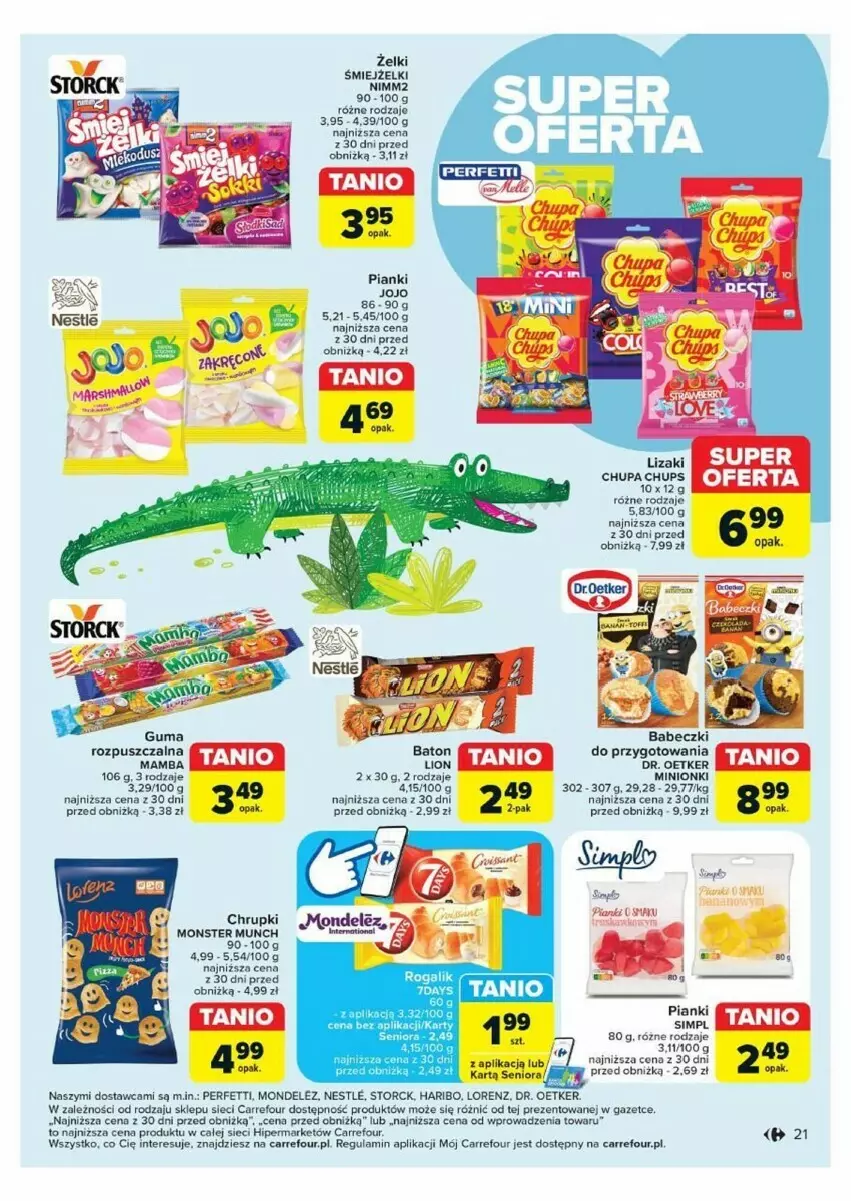 Gazetka promocyjna Carrefour - ważna 21.05 do 01.06.2024 - strona 14 - produkty: Chrupki, Chupa Chups, Dr. Oetker, Haribo, Lizaki, Lorenz, Monster Munch, Nimm2