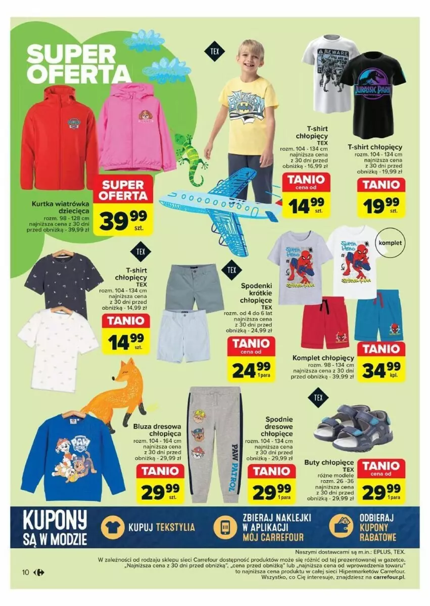 Gazetka promocyjna Carrefour - ważna 21.05 do 01.06.2024 - strona 2 - produkty: Bluza, Bluza dresowa, Buty, Dres, Klej, Spodnie, T-shirt