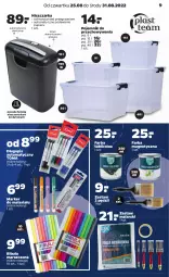 Gazetka promocyjna Netto - Akcesoria i dodatki - Gazetka - ważna od 31.08 do 31.08.2022 - strona 9 - produkty: Top, Papier, Długopis, Marker, Pojemnik, Niszczarka, Mars, Pojemnik do przechowywania, Fa
