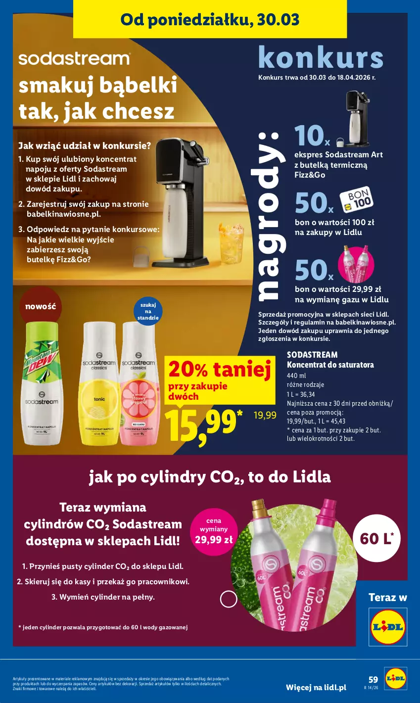 Gazetka promocyjna Lidl - Gazetka ważna od 2.04 do 4.04 - ważna 02.04 do 04.04.2026 - strona 61 - produkty: Tera