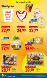 Gazetka promocyjna Lidl - Gazetka ważna od 2.04 do 4.04 - Gazetka - ważna od 04.04 do 04.04.2026 - strona 50 - produkty: Ser, Gra, Raffaello, Ferrero Rocher, Ferrero, Fa