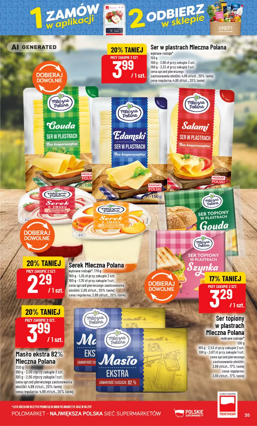 Gazetka promocyjna PoloMarket - Gazetka POLOmarket - ważna 09.09 do 15.09.2026 - strona 35 - produkty: LANA, Masło, Ser, Ser topiony, Serek, Top
