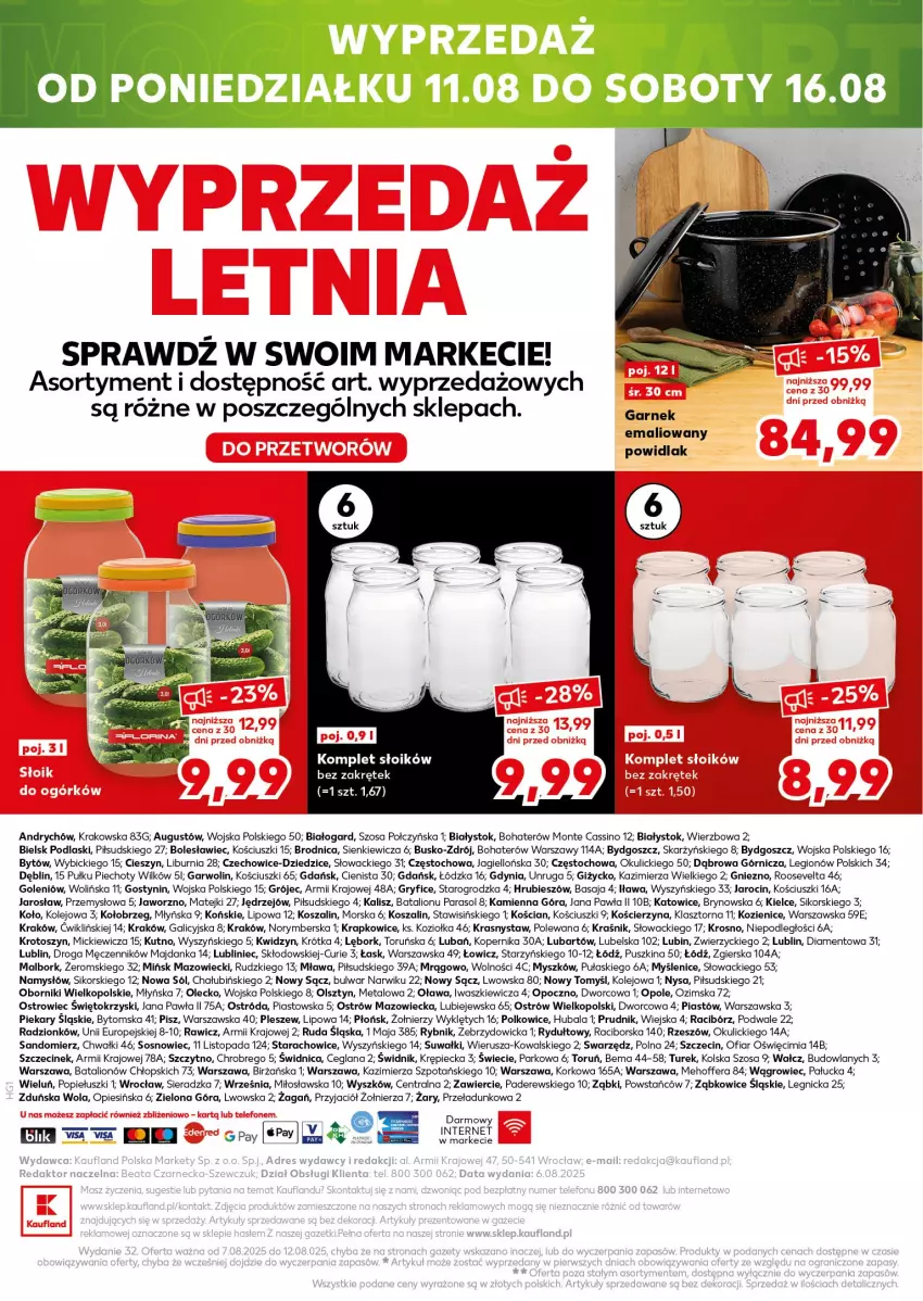 Gazetka promocyjna Kaufland - Kaufland - ważna 07.08 do 12.08.2025 - strona 20 - produkty: BIC, Gry, Kosz, LANA, Lion, Monte, Mysz, Namysłów, Olej, Parasol, Piast, Piec, Podlaski, Sól, Sos, Szal, Top