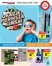Gazetka promocyjna Intermarche - Gazetka Intermarche - Gazetka - ważna od 16.08 do 16.08.2023 - strona 1 - produkty: Noż, Nożyczki, Papier, Długopis, Biuro