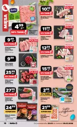 Gazetka promocyjna Netto - Od Poniedziałku - Gazetka - ważna od 29.03 do 29.03.2026 - strona 10 - produkty: Kurczak, Mięso wołowe, Mięso mielone, Sok, Pstrąg tęczowy, Polędwiczka wieprzowa, Sokołów, Tatar wołowy, Karkówka wieprzowa, Tusz, Schab wieprzowy, Pstrąg, Krewetki, Mięso, Podudzie z kurczaka