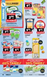 Gazetka promocyjna Netto - Od Poniedziałku - Gazetka - ważna od 29.03 do 29.03.2026 - strona 16 - produkty: Mozzarella, Ser, Twaróg, Jaja, Ricotta, Burrata, Kawa, Kosz, Wałek, Serek, Twaróg półtłusty, Galbani, Gouda, Kokos