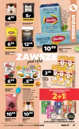 Gazetka promocyjna Netto - Od Poniedziałku - Gazetka - ważna od 29.03 do 29.03.2026 - strona 21 - produkty: Mak mielony, Makaron, Ser, Ryż, Gra, Daktyle, Penne, Spaghetti, Rodzynki, Figi, Barilla, Mango, Helio, Kokos, Jabłka