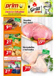 Gazetka promocyjna Prim Market - Gazetka - ważna od 05.06 do 05.06.2024 - strona 1 - produkty: Piwo, Kurczak, Ziemniaki, Lody, Szynka, Skrzydełka z kurczaka, Harnaś