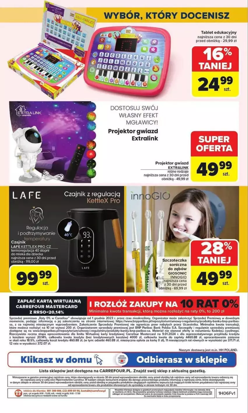 Gazetka promocyjna Carrefour - ważna 03.02 do 15.02.2025 - strona 15 - produkty: Czajnik, Fa, Gra, Kosz, Por, Rum, Sok, Tablet, Top, Tran