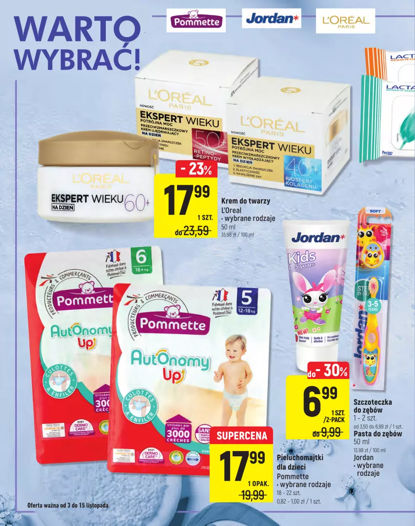 Gazetka promocyjna Intermarche - Targ Marek - ważna 04.11 do 15.11.2021 - strona 18 - produkty: Krem do twarzy, Pasta do zębów, Szczoteczka, Szczoteczka do zębów