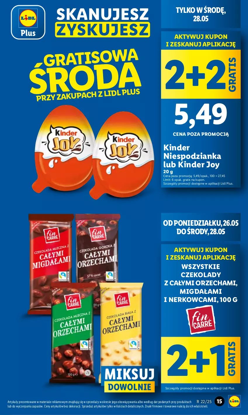 Gazetka promocyjna Lidl - GAZETKA - ważna 26.05 do 28.05.2025 - strona 15 - produkty: Gra, Kinder