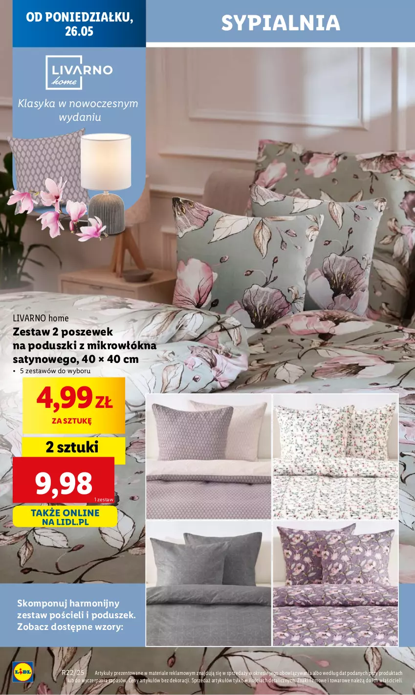 Gazetka promocyjna Lidl - GAZETKA - ważna 26.05 do 28.05.2025 - strona 20 - produkty: Ivar, Pościel, Sypialnia