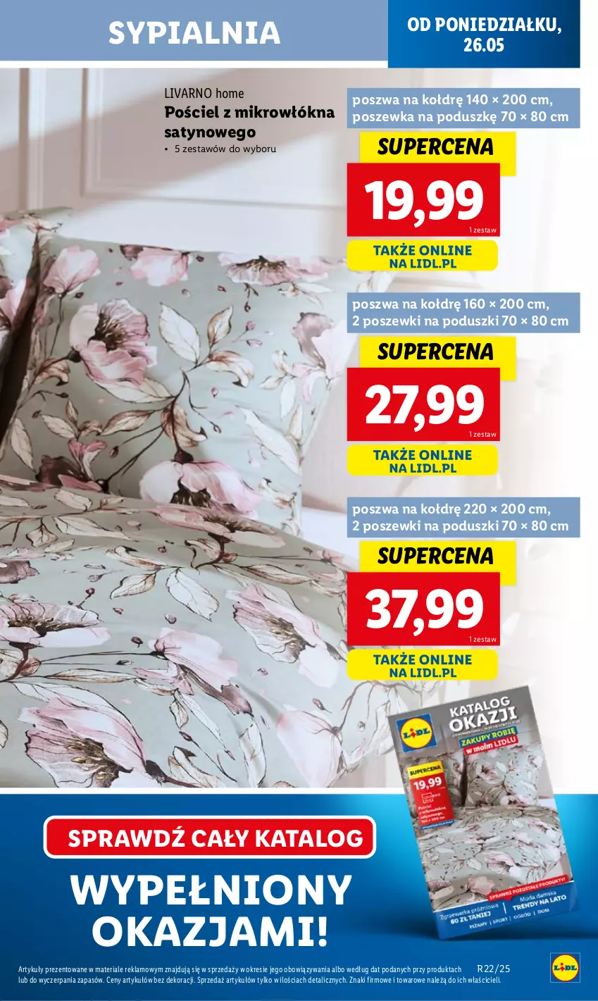 Gazetka promocyjna Lidl - GAZETKA - ważna 26.05 do 28.05.2025 - strona 21 - produkty: Ivar, Pościel, Poszewka, Sypialnia
