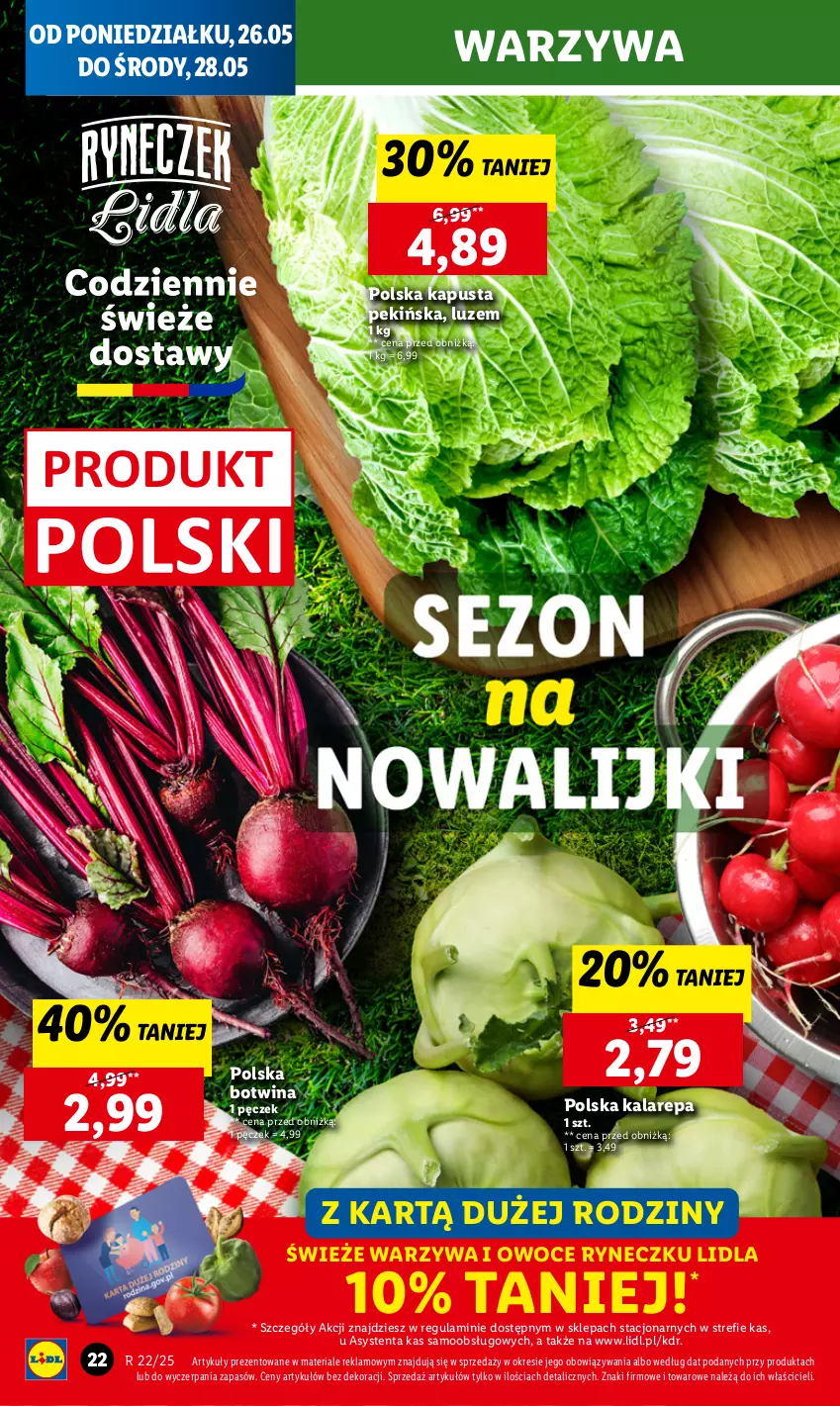 Gazetka promocyjna Lidl - GAZETKA - ważna 26.05 do 28.05.2025 - strona 24 - produkty: Owoce, Warzywa, Warzywa i owoce