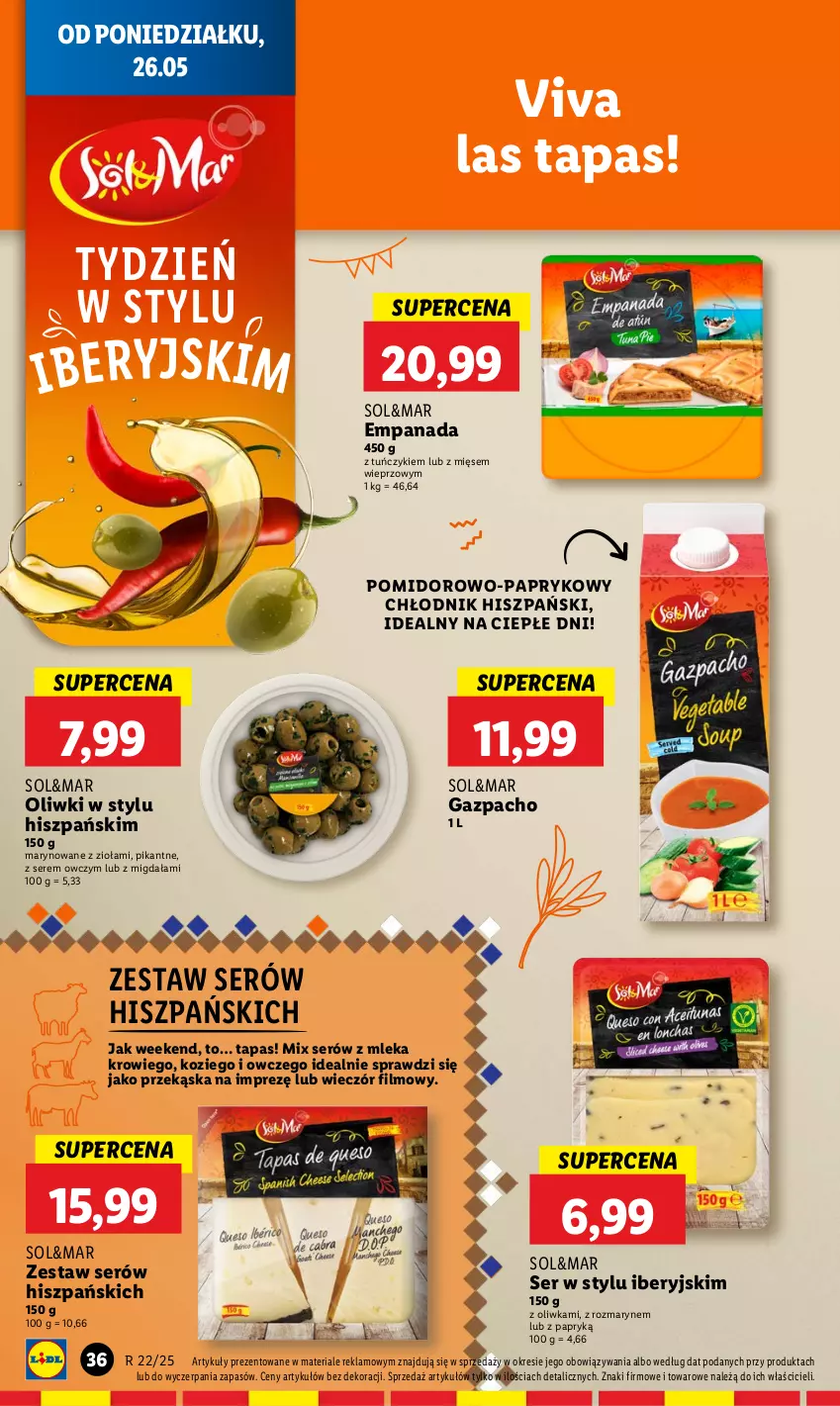 Gazetka promocyjna Lidl - GAZETKA - ważna 26.05 do 28.05.2025 - strona 40 - produkty: Oliwki, Ser, Tuńczyk