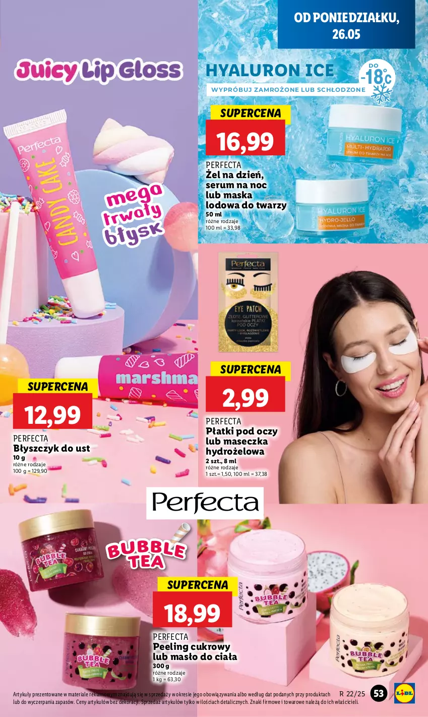 Gazetka promocyjna Lidl - GAZETKA - ważna 26.05 do 28.05.2025 - strona 63 - produkty: Błyszczyk do ust, Maska, Masło, Masło do ciała, Peeling, Perfecta, Rum, Ser, Serum