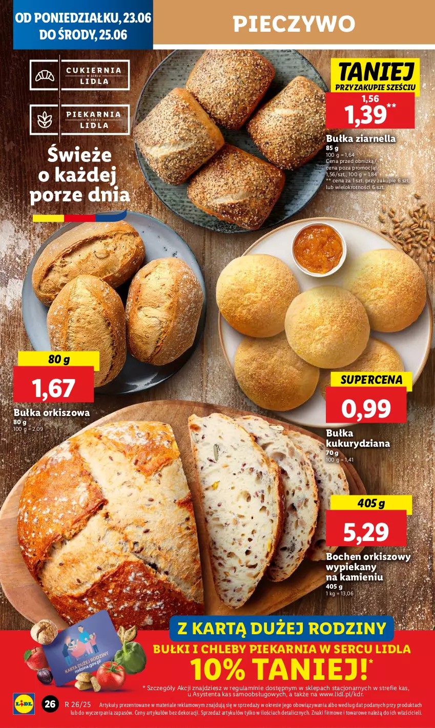 Gazetka promocyjna Lidl - GAZETKA - ważna 23.06 do 25.06.2025 - strona 28 - produkty: Bułka, Chleb, Piec, Pieczywo, Por, Ser