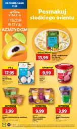 Gazetka promocyjna Lidl - GAZETKA - Gazetka - ważna od 25.06 do 25.06.2025 - strona 20 - produkty: Ser, Jogurt, Ananas, Mascarpone, Napój jogurtowy, Lody, Czekolada, Deser, Herbata, Mango, Napój, Kokos, Imbir