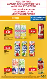 Gazetka promocyjna Lidl - GAZETKA - Gazetka - ważna od 25.06 do 25.06.2025 - strona 47 - produkty: Piwo, Warka, Radler, Limonka, Mango, Mięta, Grejpfrut