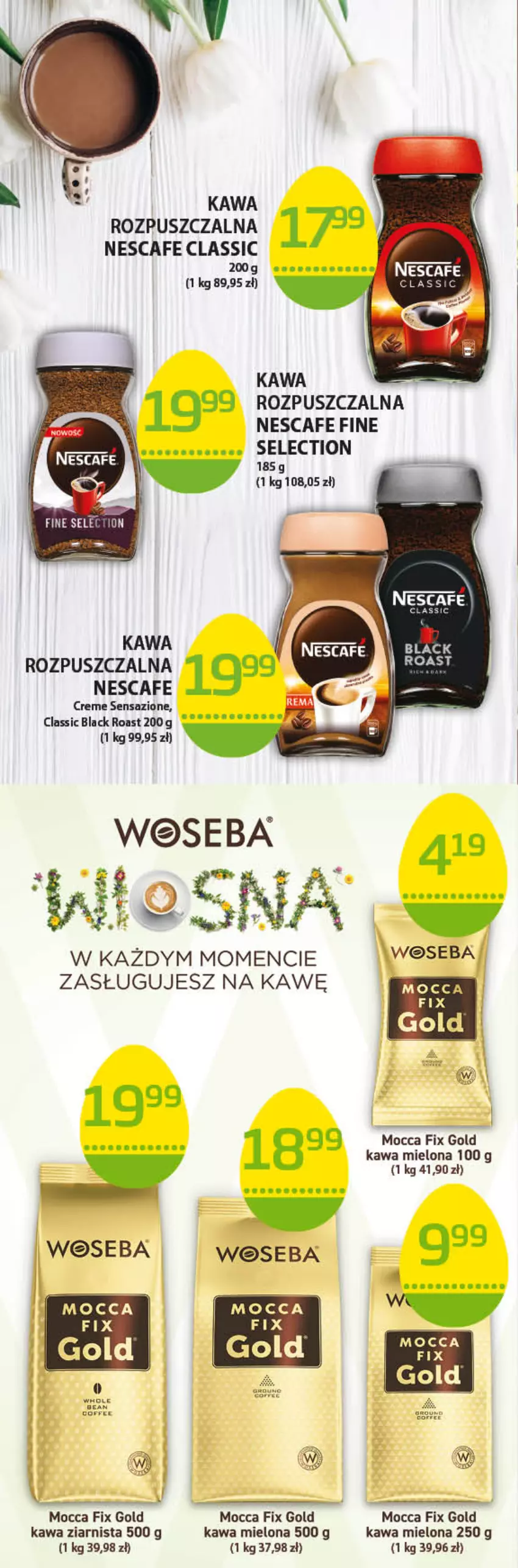 Gazetka promocyjna ABC - Gazetka - ważna 07.04 do 20.04.2022 - strona 9 - produkty: Kawa, Kawa mielona, Kawa rozpuszczalna, Kawa ziarnista, Lack, Mocca Fix Gold