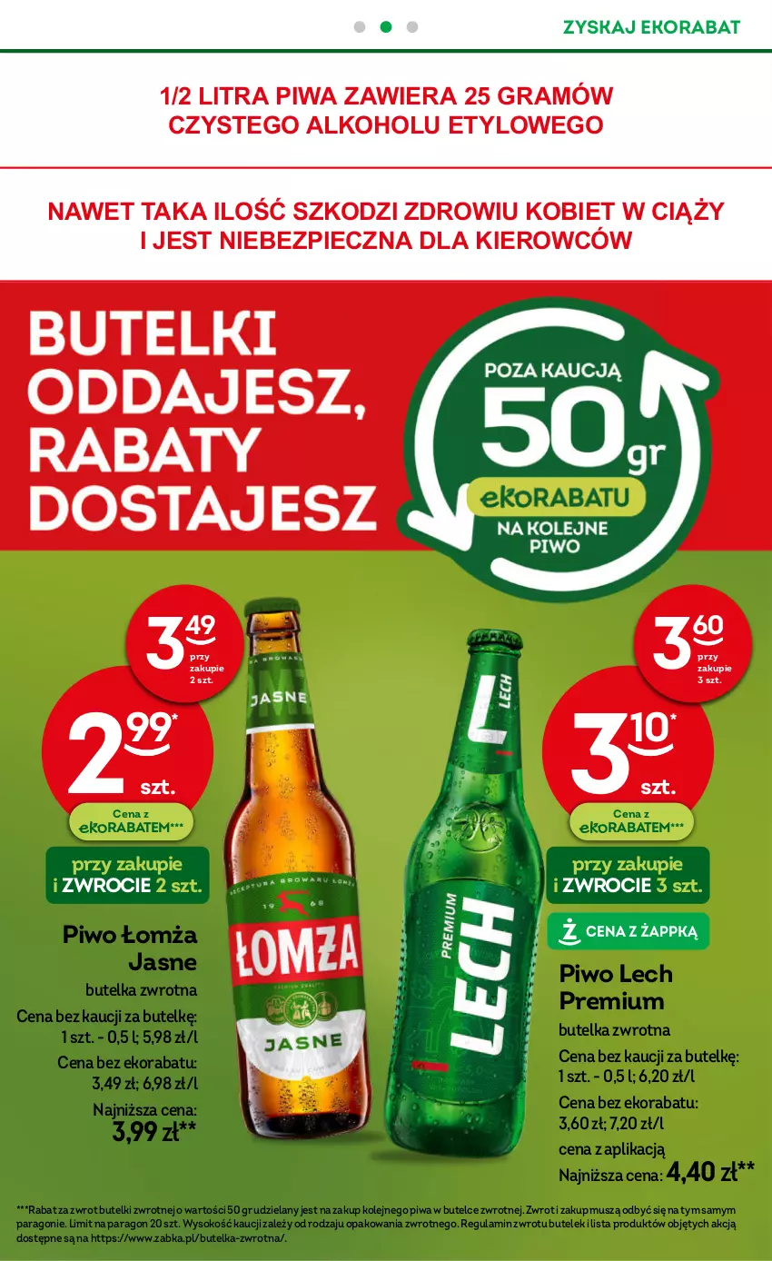 Gazetka promocyjna Żabka - ważna 06.11 do 19.11.2024 - strona 13 - produkty: Gra, Lech Premium, Mus, Olej, Piec, Piwa, Piwo, Sok