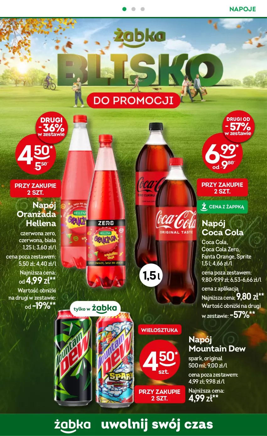 Gazetka promocyjna Żabka - ważna 06.11 do 19.11.2024 - strona 22 - produkty: Fa, Fanta, Gin, Hellena, Napój, Napoje, Oranżada, Sprite