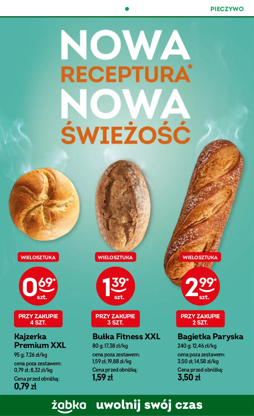 Gazetka promocyjna Żabka - ważna 06.11 do 19.11.2024 - strona 32 - produkty: Bagietka, Bułka, Bułka fitness, Kajzerka, Piec, Pieczywo