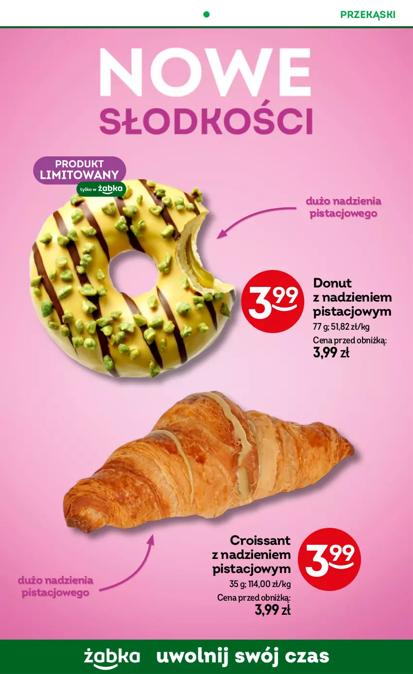 Gazetka promocyjna Żabka - ważna 06.11 do 19.11.2024 - strona 33 - produkty: Croissant, Donut