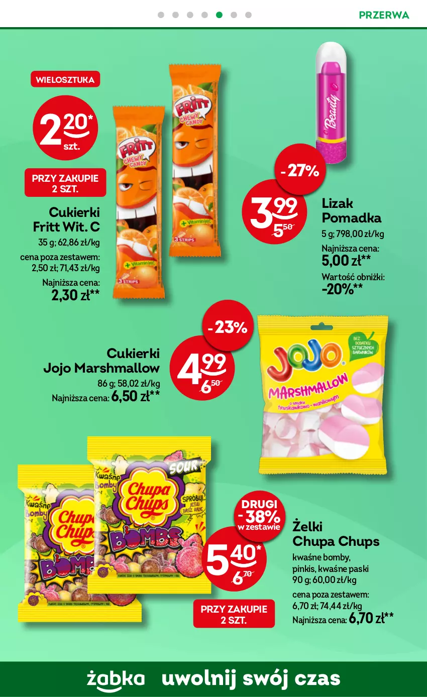 Gazetka promocyjna Żabka - ważna 06.11 do 19.11.2024 - strona 44 - produkty: Chupa Chups, Cukier, Cukierki, Mars