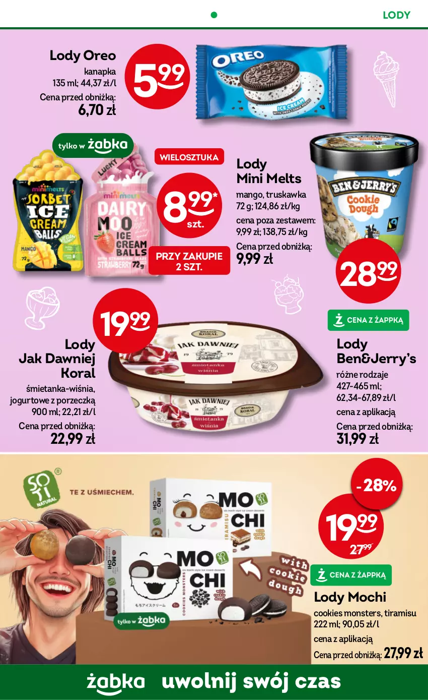 Gazetka promocyjna Żabka - ważna 06.11 do 19.11.2024 - strona 55 - produkty: Jogurt, Lody, Mango, Oreo, Por