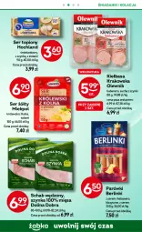 Gazetka promocyjna Żabka - Gazetka - ważna od 19.11 do 19.11.2024 - strona 37 - produkty: Ser topiony, Top, Ser, Salami, Królewski, Kiełbasa krakowska, Parówki, Szynka, Hochland, Kiełbasa, Olewnik, Berlinki