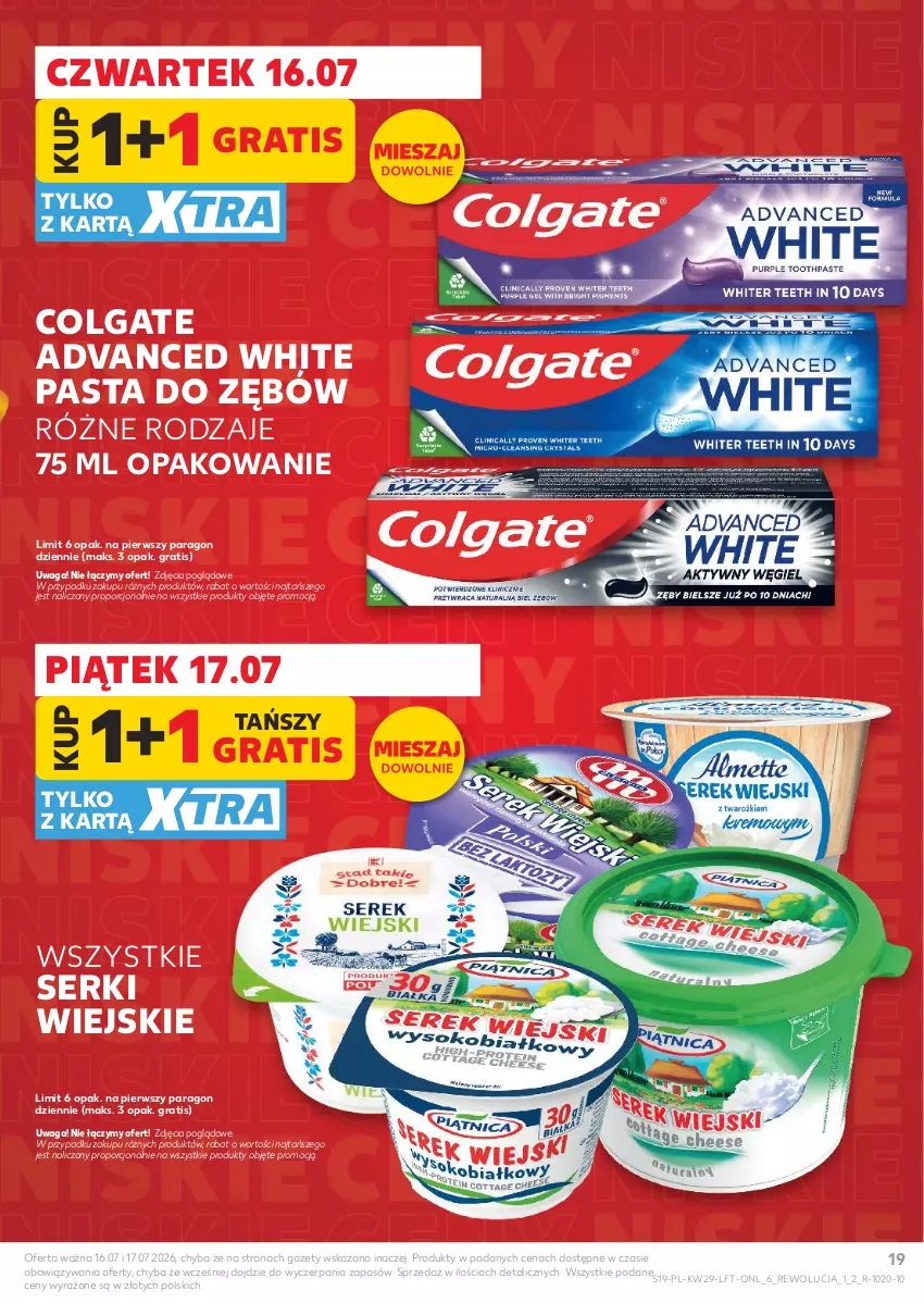 Gazetka promocyjna Kaufland - Gazetka tygodnia - ważna 16.07 do 22.07.2026 - strona 19 - produkty: Colgate, Gra, LG, Pasta do zębów, Por, Ser, Waga