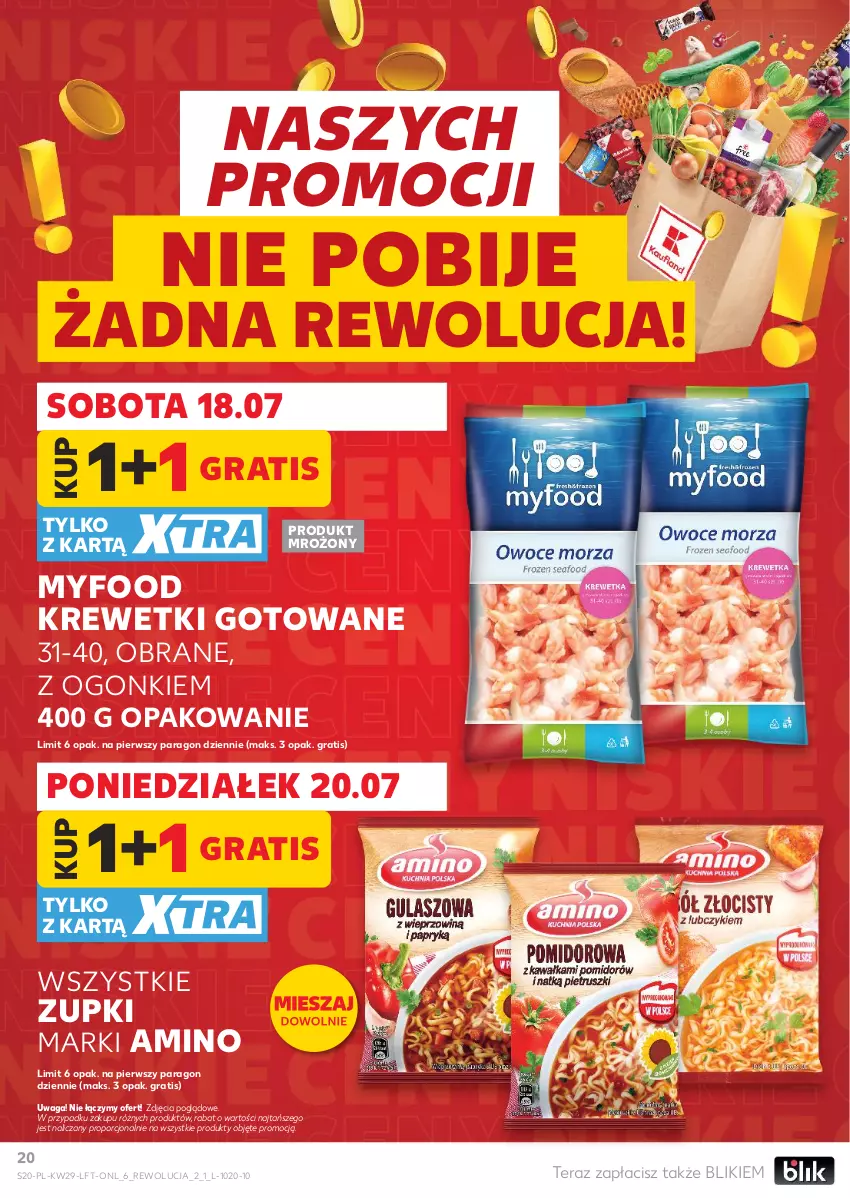 Gazetka promocyjna Kaufland - Gazetka tygodnia - ważna 16.07 do 22.07.2026 - strona 20 - produkty: Gra, Krewetki, Por, Tera, Waga