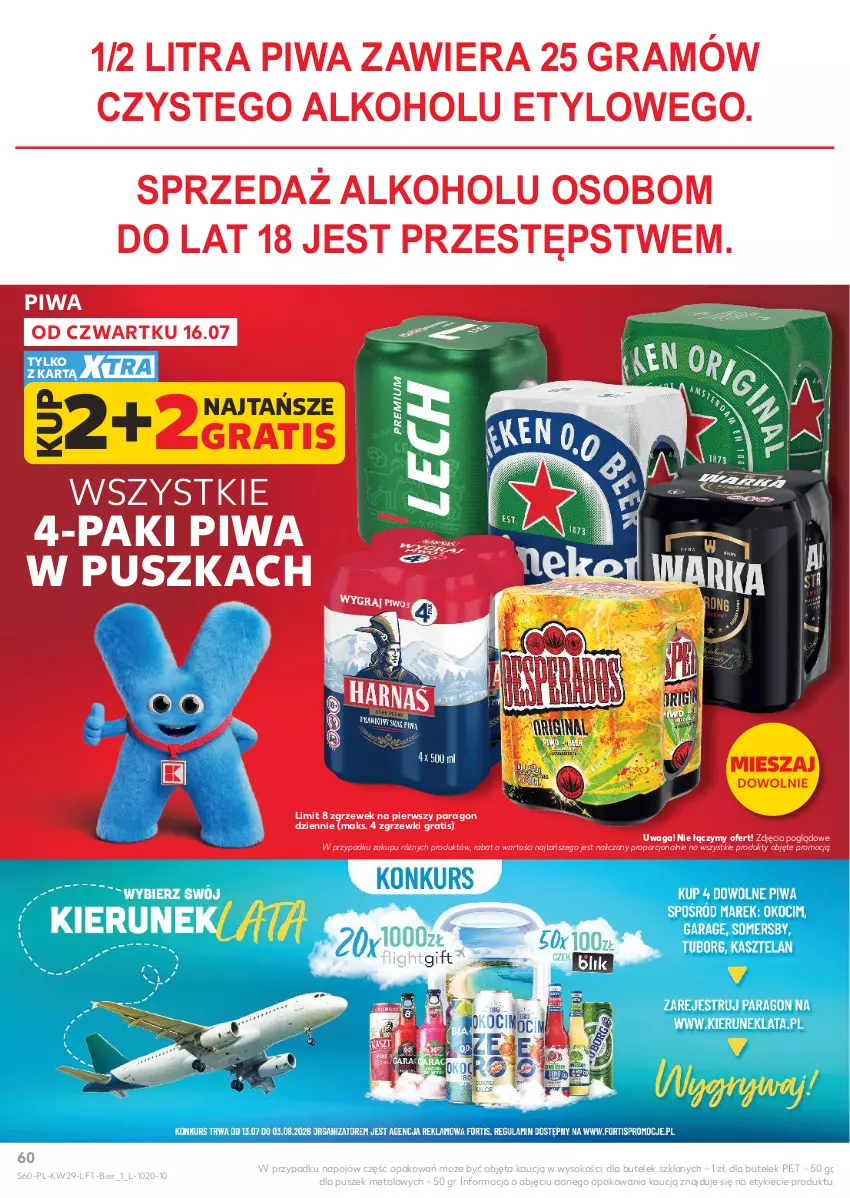 Gazetka promocyjna Kaufland - Gazetka tygodnia - ważna 16.07 do 22.07.2026 - strona 60 - produkty: Gra, Piwa, Por, Sok, Waga