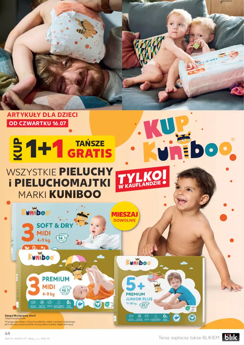 Gazetka promocyjna Kaufland - Gazetka tygodnia - ważna 16.07 do 22.07.2026 - strona 64 - produkty: Dzieci, Gra, Majtki, Pieluchomajtki, Pieluchy, Por, Tera, Waga