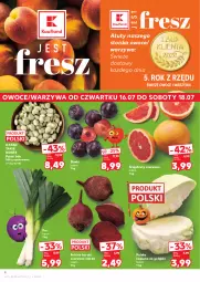 Gazetka promocyjna Kaufland - Gazetka tygodnia - Gazetka - ważna od 22.07 do 22.07.2026 - strona 4 - produkty: Warzywa, Por, Buraki, Owoce, Grejpfrut