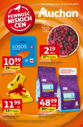 Gazetka promocyjna Auchan - Pewność Niskich Cen Hipermarket - Gazetka - ważna od 02.04 do 02.04.2025 - strona 1 - produkty: Odżywka, Lindt