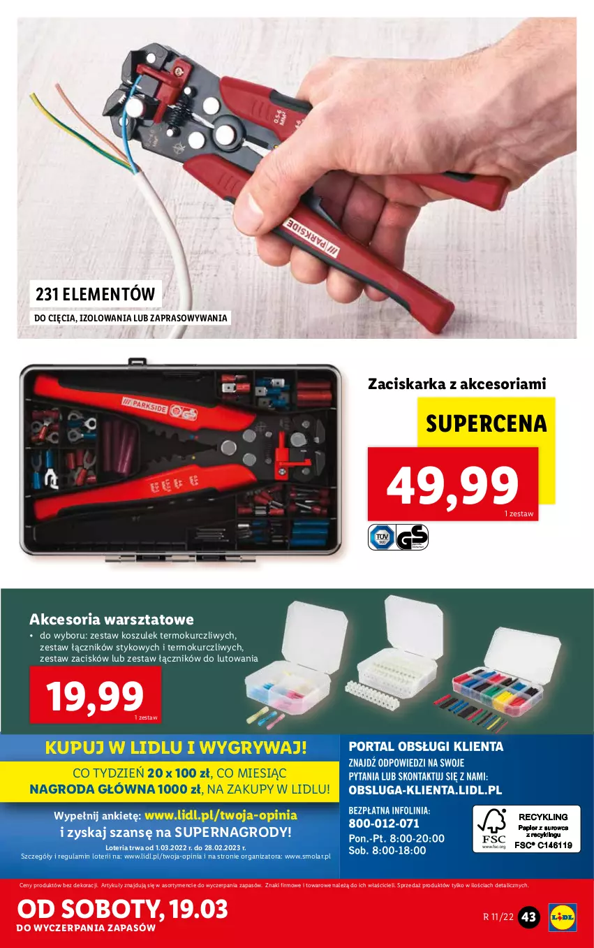 Gazetka promocyjna Lidl - GAZETKA - ważna 14.03 do 19.03.2022 - strona 47 - produkty: Gry, Kosz, Mola, Top