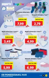 Gazetka promocyjna Lidl - GAZETKA - Gazetka - ważna od 19.03 do 19.03.2022 - strona 15 - produkty: Sok, Ser, Majtki, Biustonosz, Karp, Skarpetki, Dzieci, Bokserki