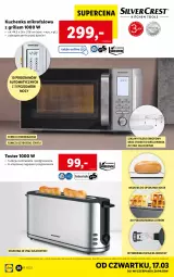 Gazetka promocyjna Lidl - GAZETKA - Gazetka - ważna od 19.03 do 19.03.2022 - strona 26 - produkty: Piec, Top, Gra, Stojak, Toster, Talerz, Kuchenka mikrofalowa, Grill, Fa